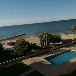Apartamento Atico Primer Linea De Mar Con Piscina 
